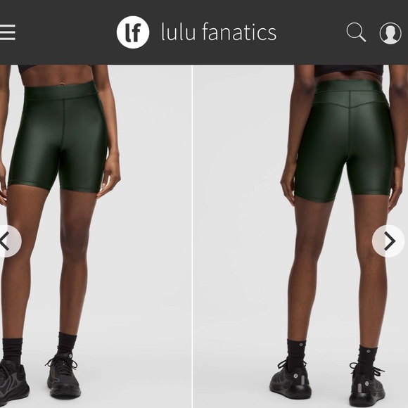 NWT Lululemon Satin Shine High-Rise Short 6